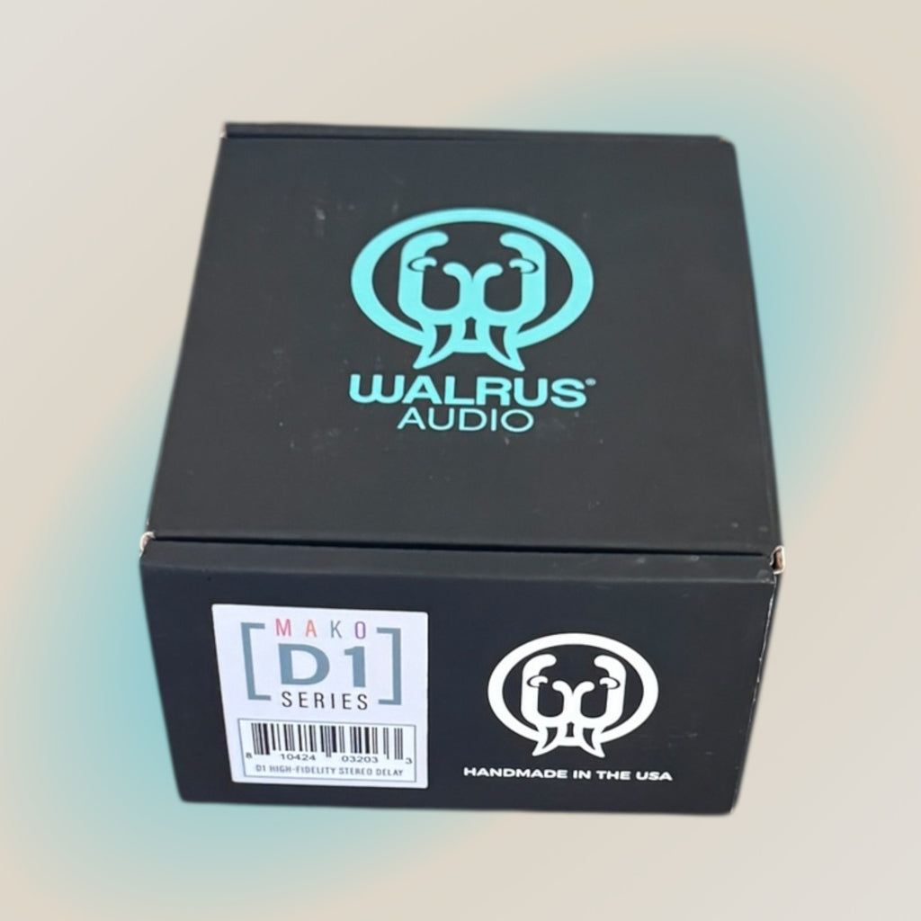 Walrus Audio Mako D1 High Fidelity Echo Machine Effect Pedal - Silver (Certified Pre-Owned)