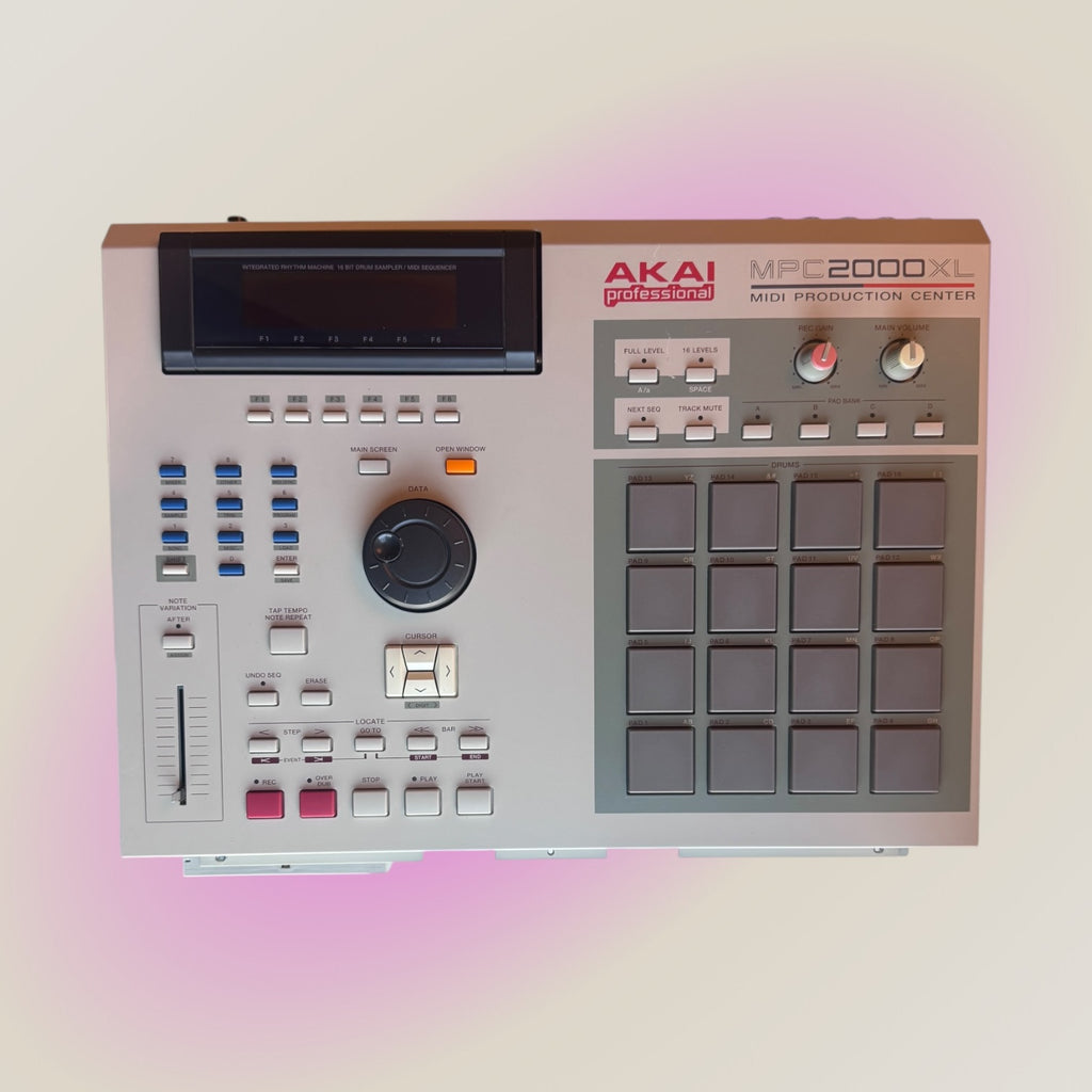 Akai Professional MPC 2000 XL Music Production Center - Sampler, Drum Machine & Sequence- Vintage Grey