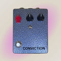 Roma Devices Hand-Built Conviction Overdrive Guitar Pedal - Industrial Metal Grey (Brand New)