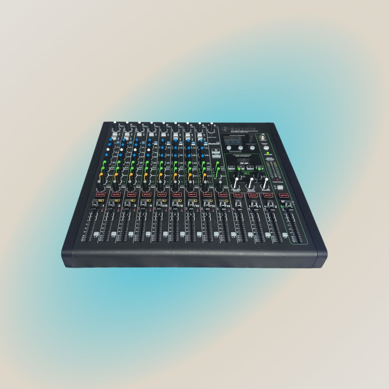 Mackie Onyx12 12-channel Analog Mixer with Multi-Track USB & FX